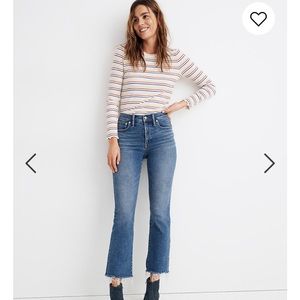 Madewell Cali Denim Jeans with Rips